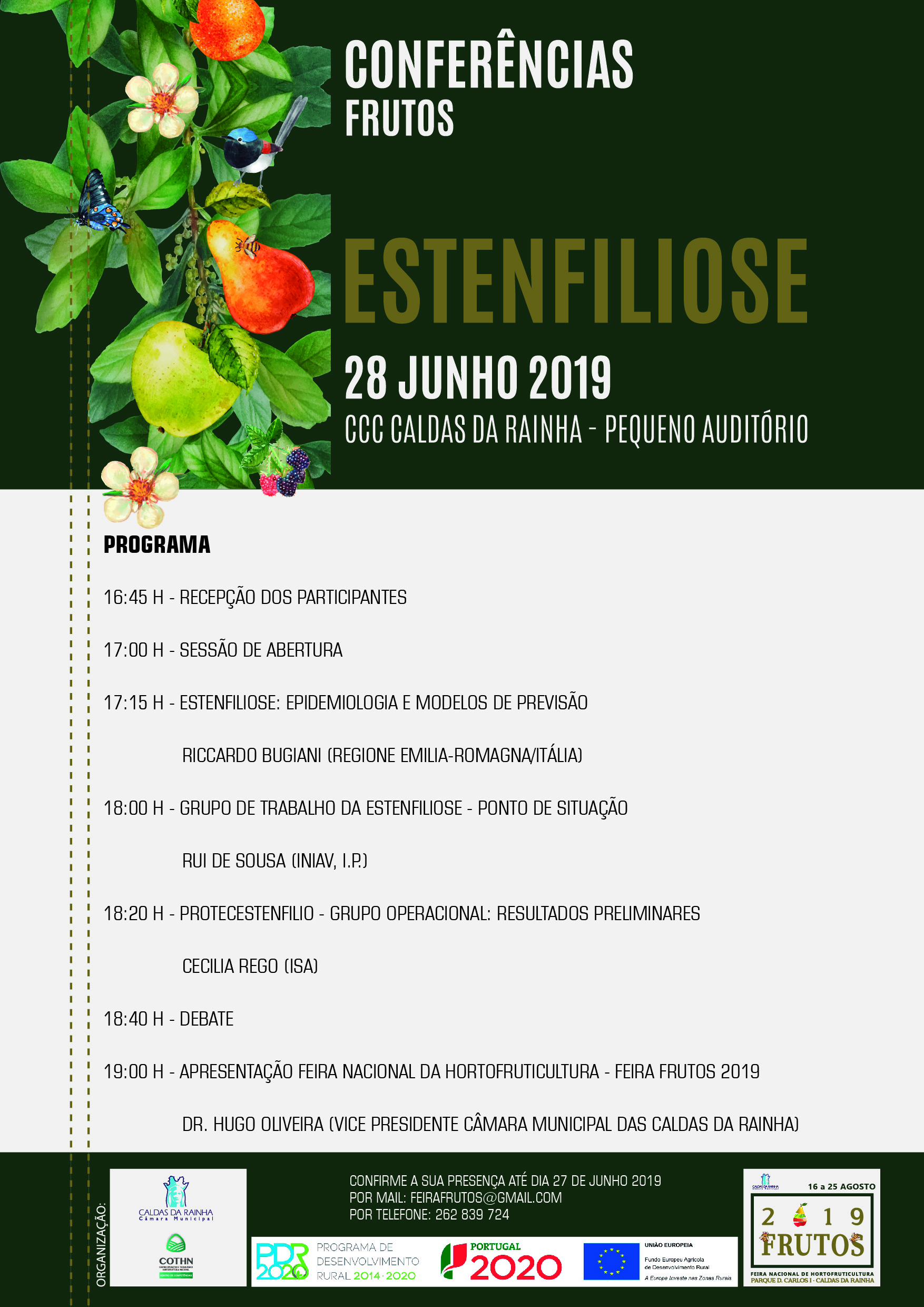 Conferências Frutos - Estenfiliose