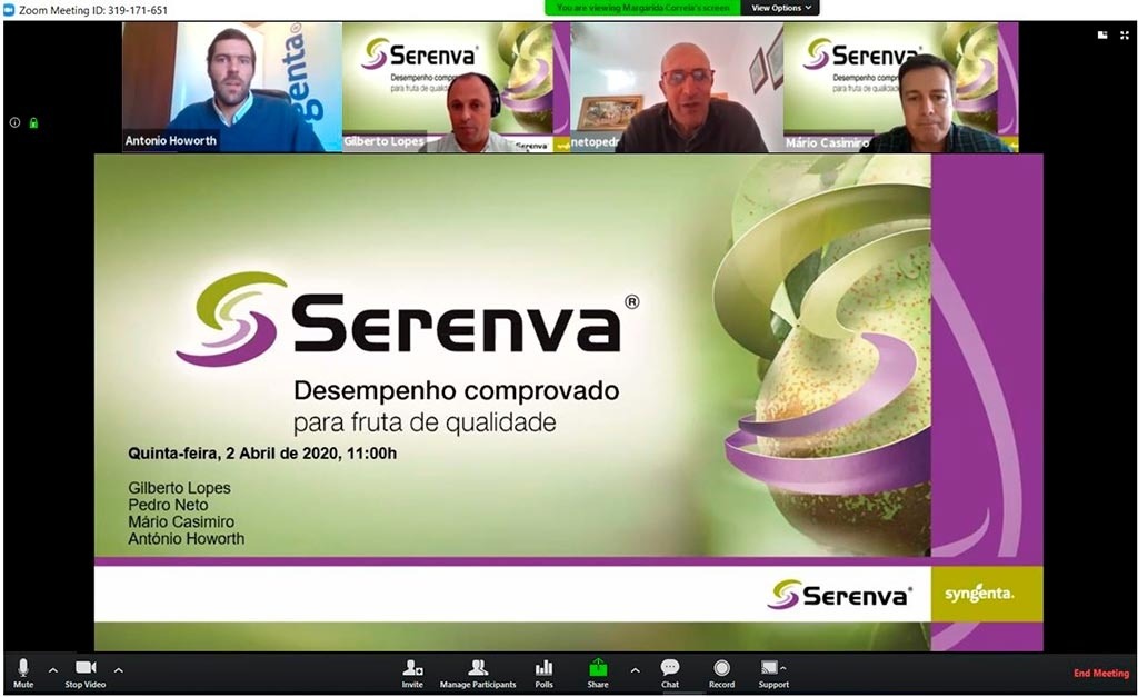 Syngenta lança num evento online fungicida Serenva para controlo da estenfiliose da pereira